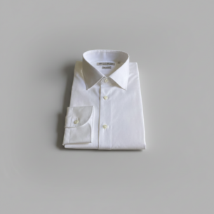 Popeline Hemd Kent Weiss - Premium Cotton - Two Ply