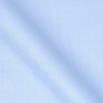 Blauer Stoff mit Fischgrat Muster