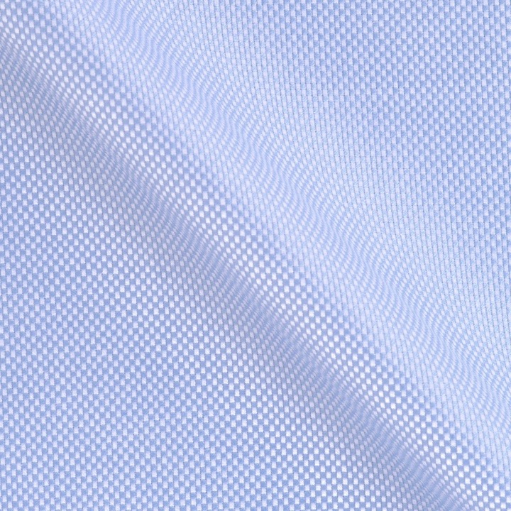 Azur blauer Oxford Stoff