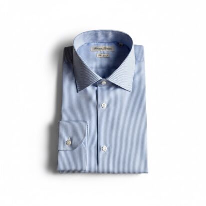 Streifen Business Hemd für das klassische Büro Outfit