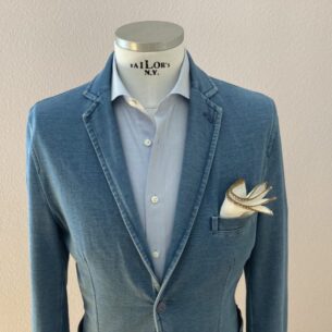 Einstecktuch aus Leinen, CROCHETLOVE