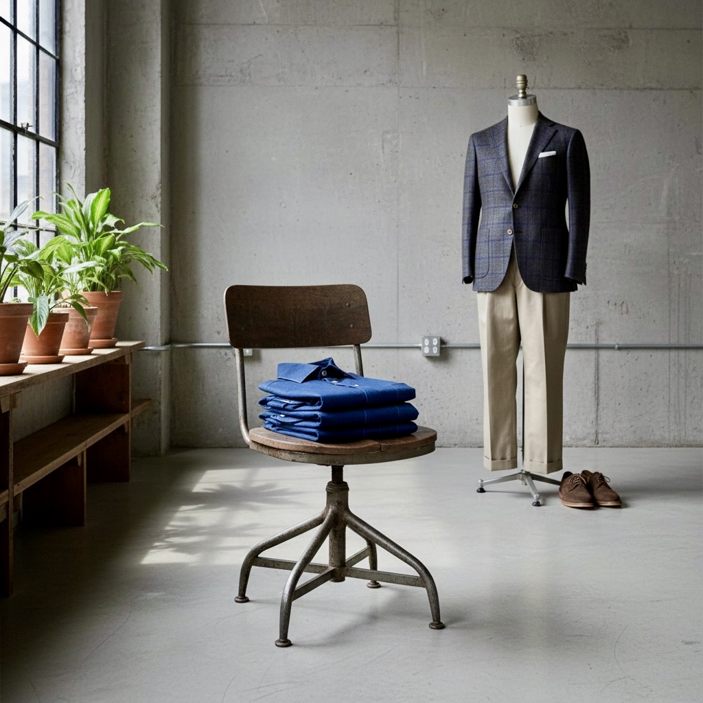 Sie sind jetzt auch im Büro tragbar, schöne Hemden aus Denim.