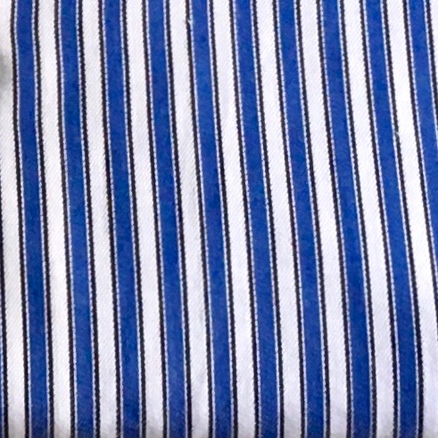 Blau-Weisser Streifen Hemden Stoff