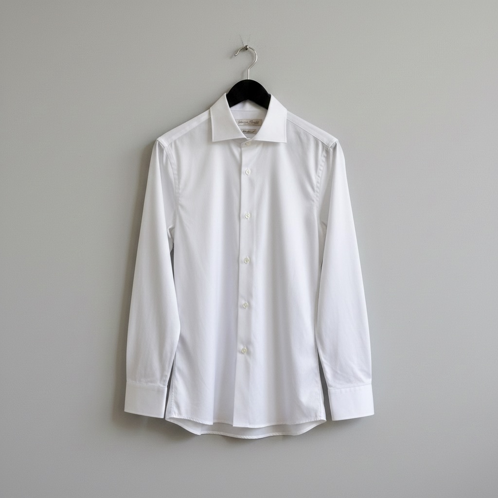 Klassisch weisse Herren Hemden mit Krawatte passen perfekt zum Anzug