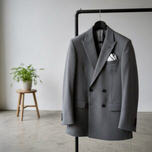 Einstecktuch Baumwolle - Navy Blau