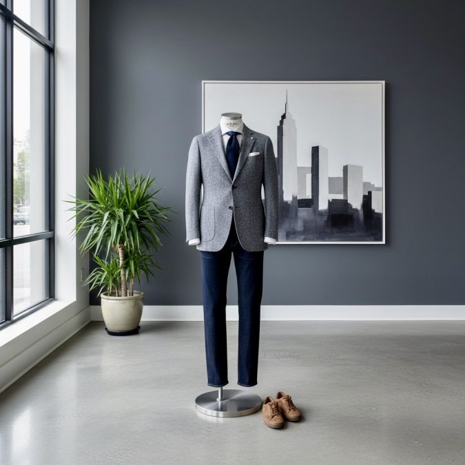 Weisse Hemden Business Style