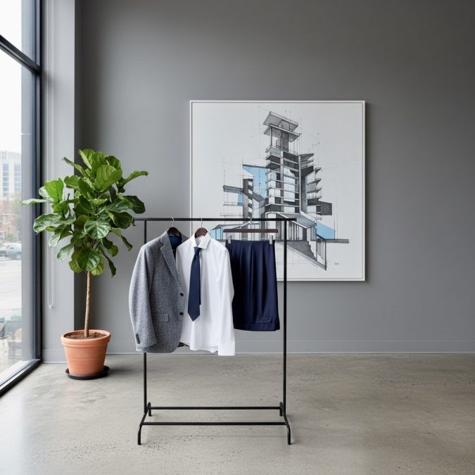 Das weisse Hemd ist perfekt für das Büro Outfit für Männer.