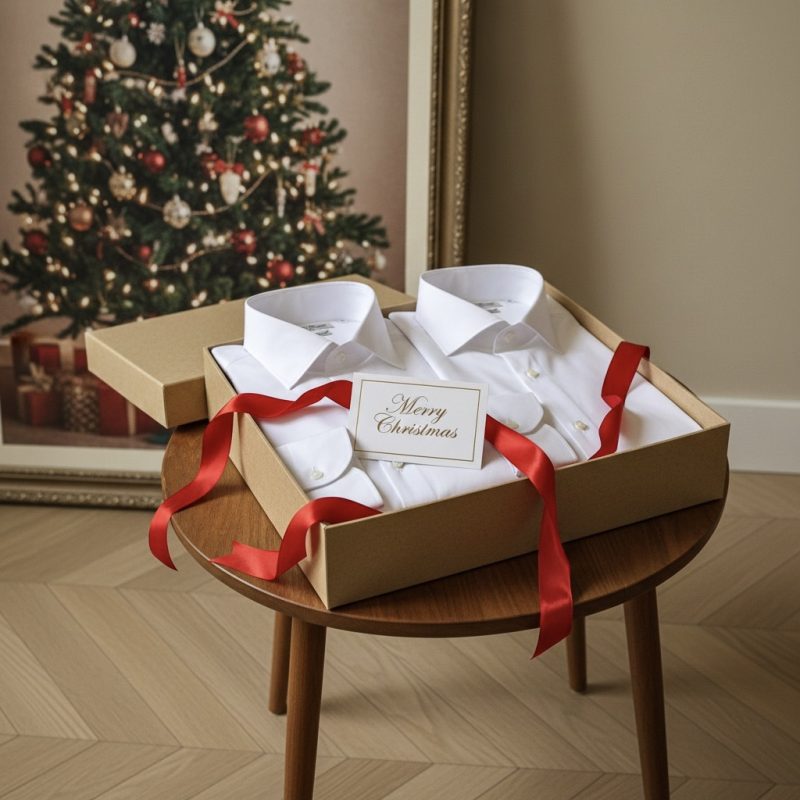 Weisse Herren Hemden sind perfekte Geschenke für Männer