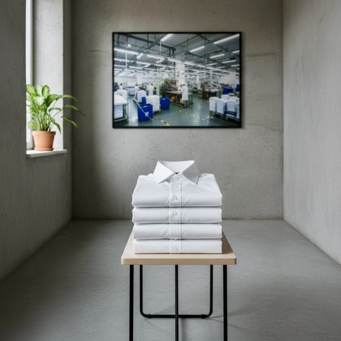 Klassisch weisse Herren Hemden sind Basic fürs Büro und super für festliche Anlässe