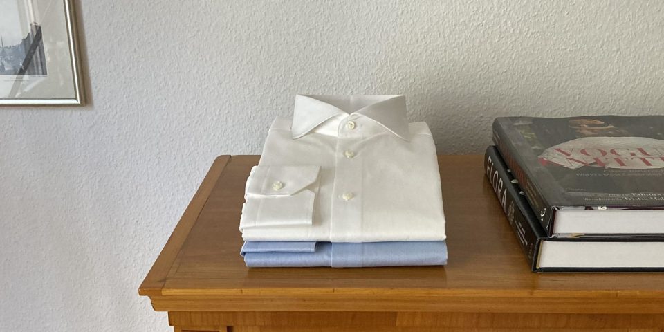 Weisse Oxford Hemden