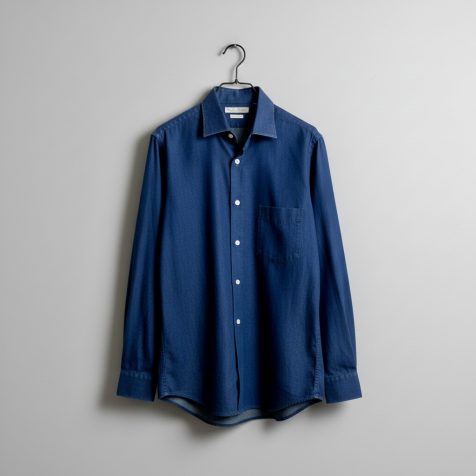 Das Denim Jeanshemd ist Basic und eignet sich vor allem für ein lässiges Freizeit Outfit.
