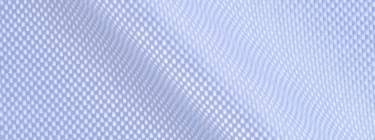 Blauer Oxford Stoff